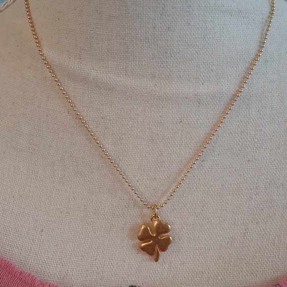 Foxy Originals lucky four leaf clover necklace *